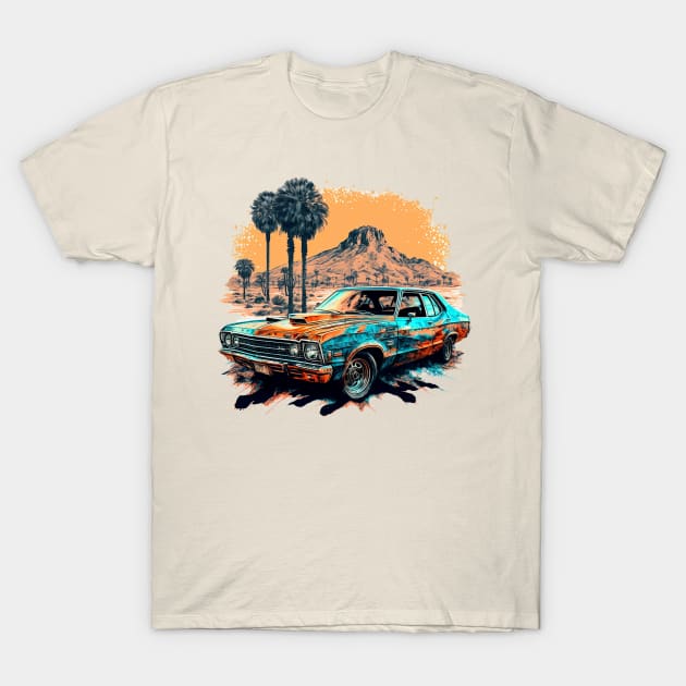 70s Desert Muscle Car T-Shirt by 20th Century Tees